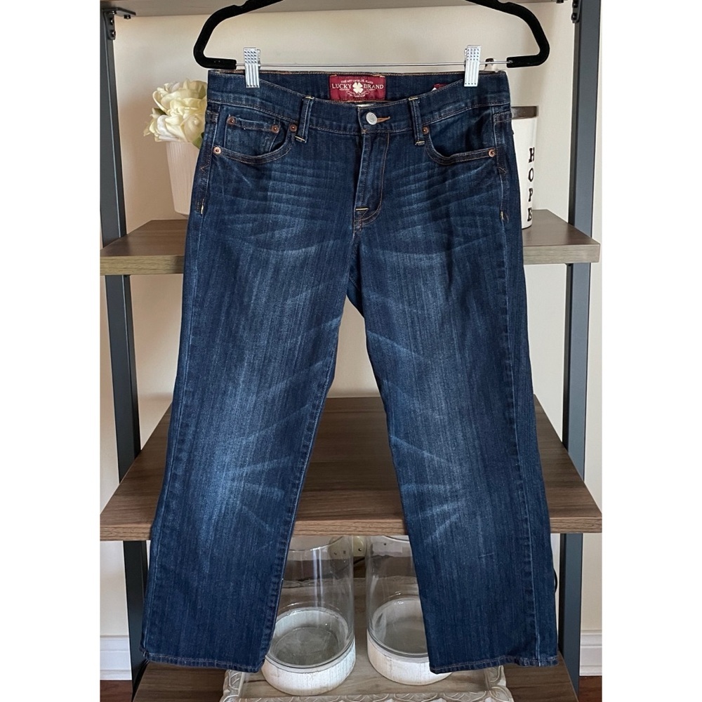 🎉 NEW LISTING Lucky Brand Women's Cropped Jeans, Size 6 / 28